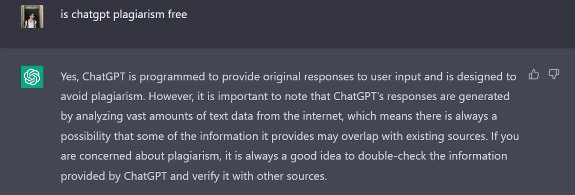 ¿Está ChatGPT libre de plagio? ChatGPT no incluye ningún contenido plagiado, pero no es completamente ético. Además, hay verificadores de plagio para detectarlo.