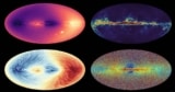 Collage de mapas de todo el cielo de Gaia