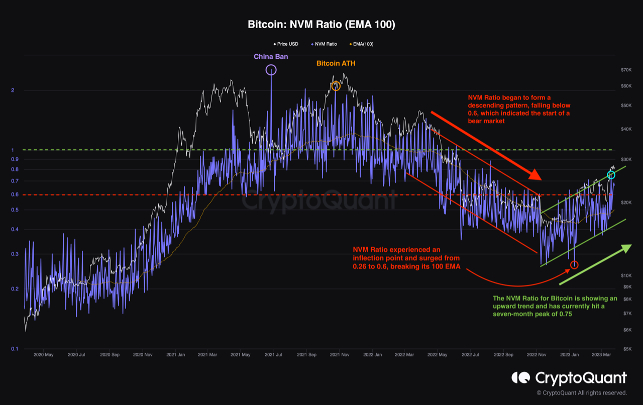 Bitcoin NVM Ratio