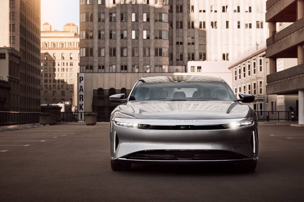 Lucid Air Touring nose REL