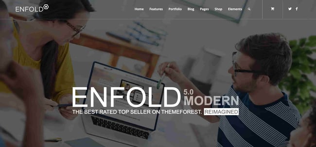 enfold beste WordPress-Themen-Homepage