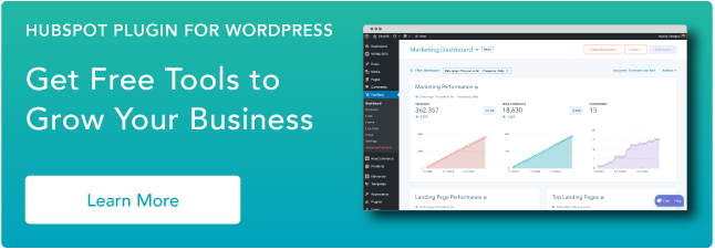 Use las herramientas de HubSpot en su sitio web de WordPress y conecte las dos plataformas sin tener que lidiar con el código. Clic aquí para saber más.
