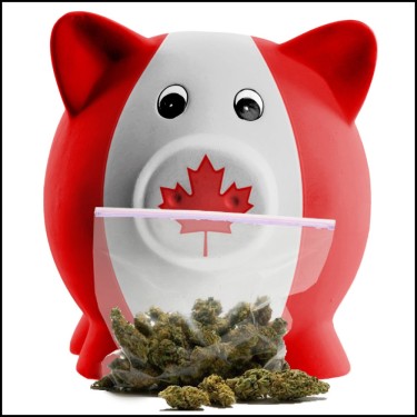 Canadese belastinginkomsten voor cannabis