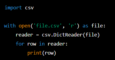 Importing CSV to read a file