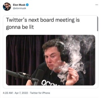 is this Elon's doing?