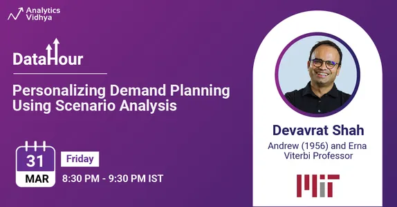 DataHour: Personalizing Demand Planning Using Scenario Analysis