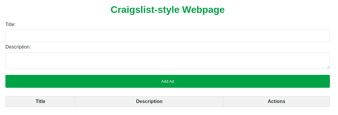 Creating Webpages with ChatGPT