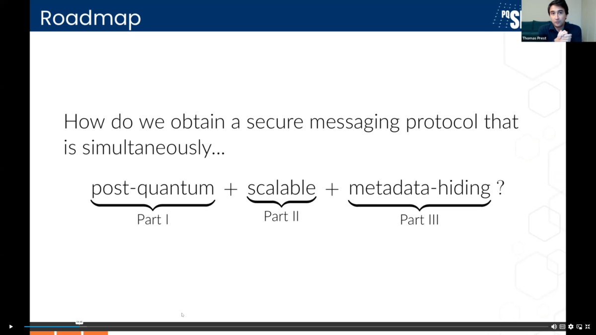 PQshield criteria for secure messaging in a post-quantum world