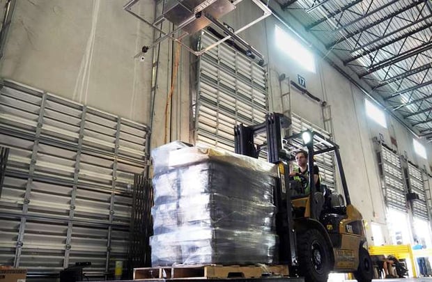Warehouse Technology - Pallet Dimensioning System