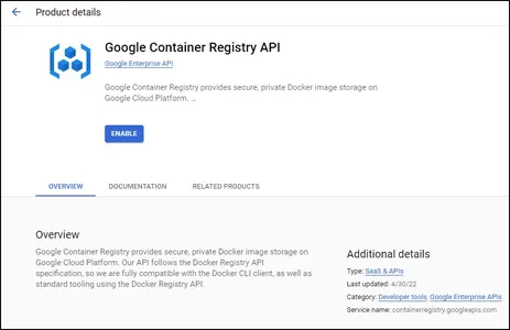 "Google container registry API| cloud run | google cloud platform