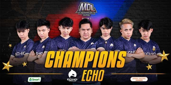 ECHO orgulloso de ganar la temporada 1 de MDL PH