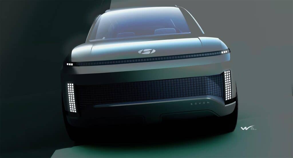 Hyundai Seven Concept - rendu nez sur