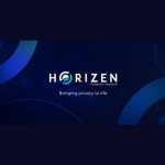 Horizenのロゴとタグライン。