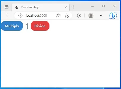 Een eenvoudige webapp bouwen - Vermenigvuldigen en delen met Pynecone | python | volle stapel