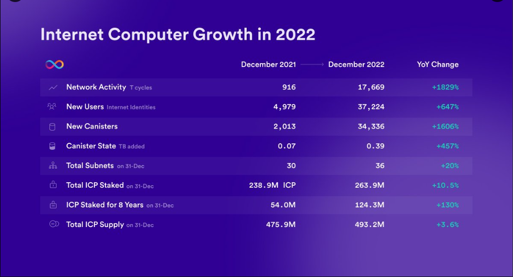 groei internetcomputer 2022