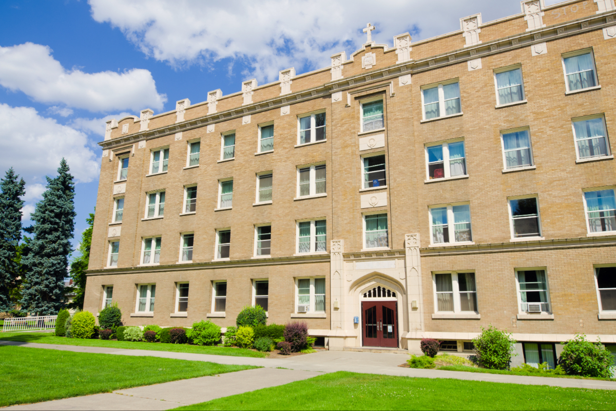 Desmet Hall aan de Gonzaga Universiteit