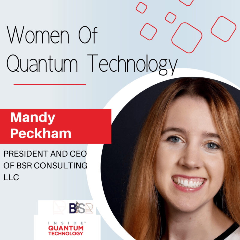 BSR Consulting LLC の CEO 兼社長である Mandy Peckham が、量子業界への道のりについて語っています。
