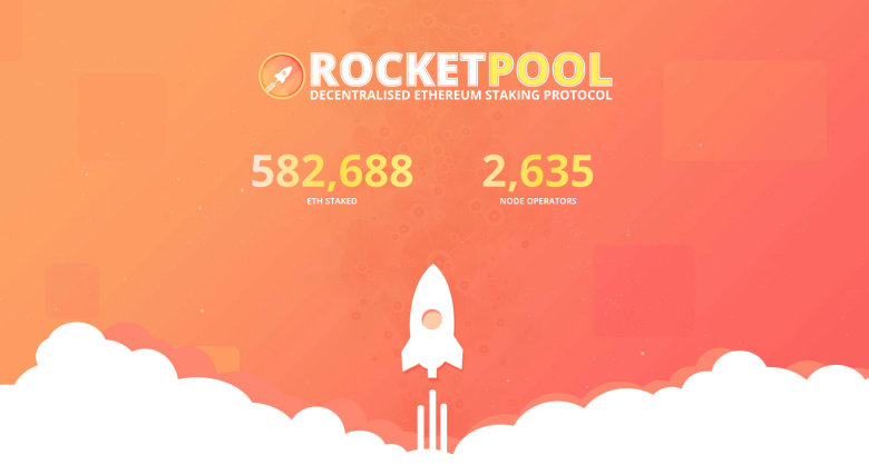 Homepage von Rocket Pool