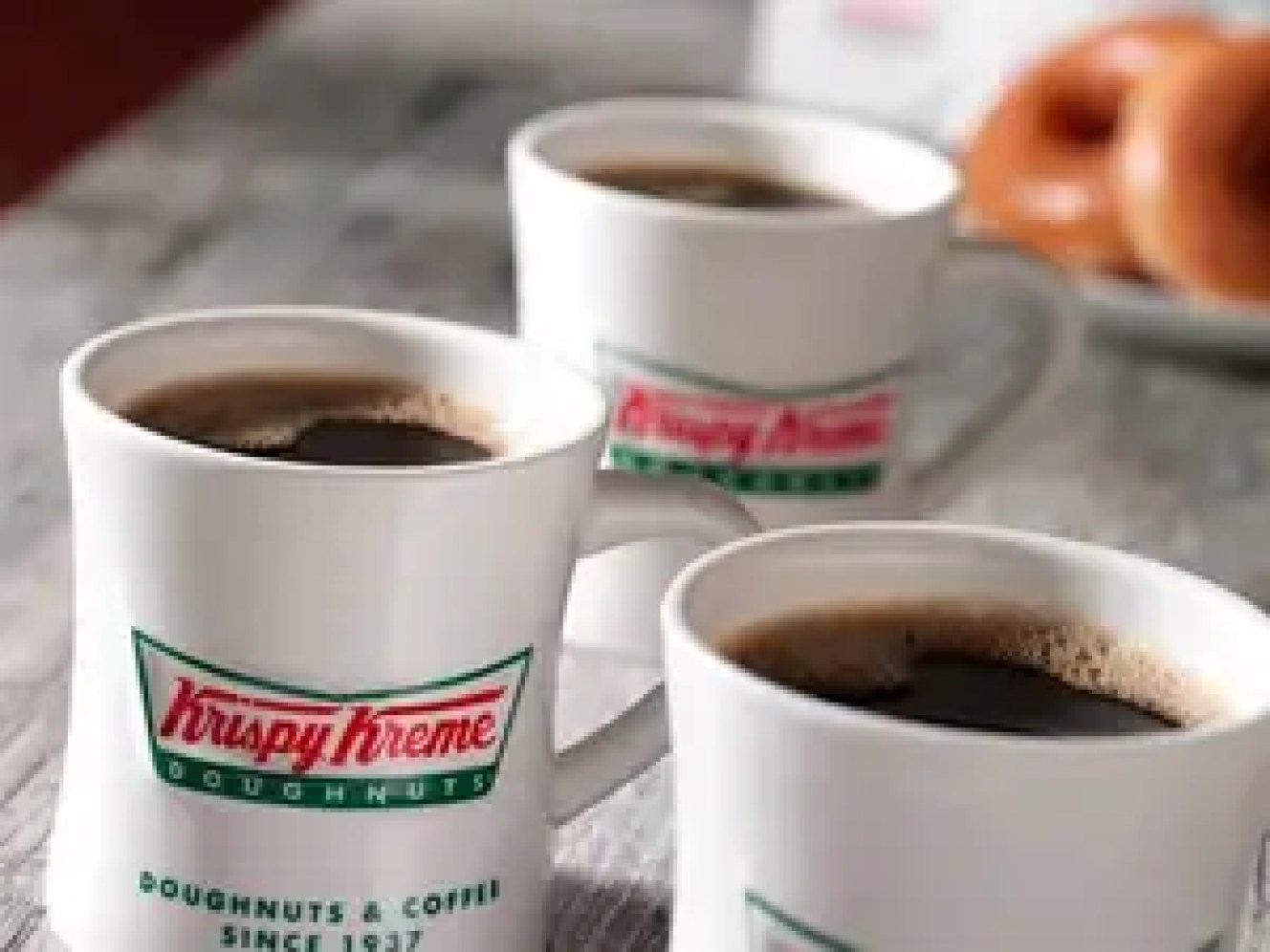 Hot Coffee Krispy Kreme