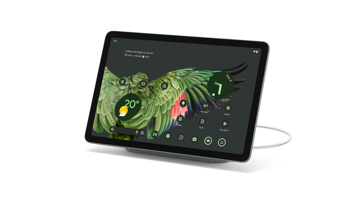 Pixel Tablet Android interface