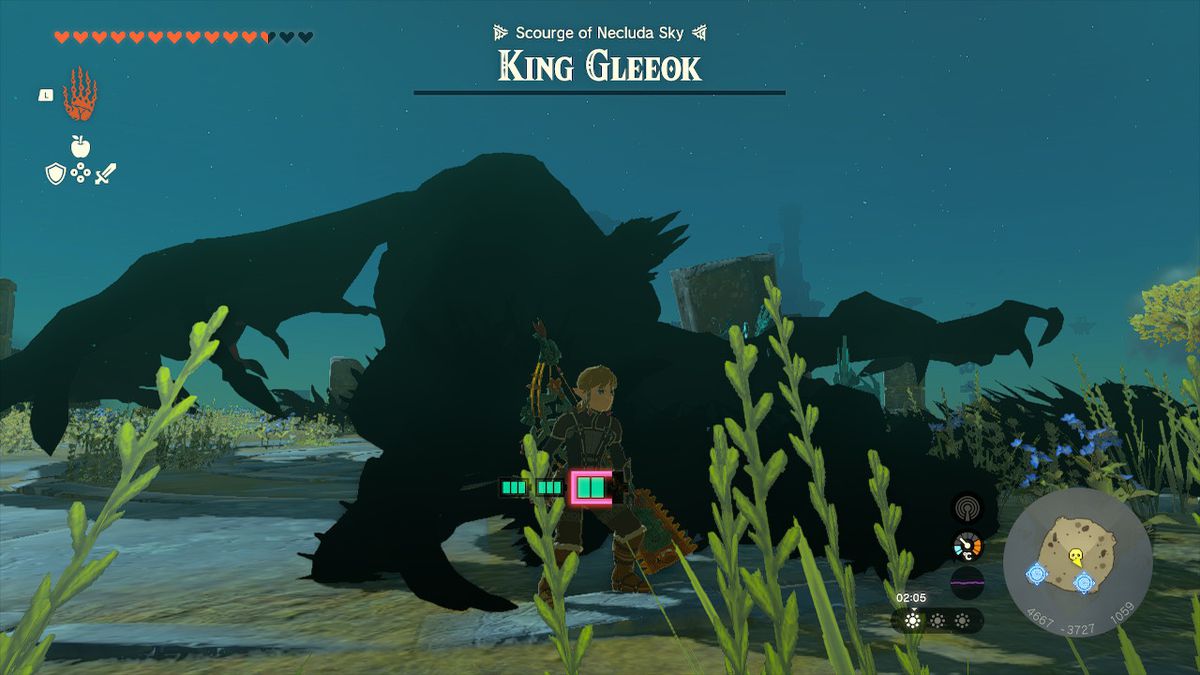 En besegrad kung Gleeok