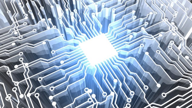 Quantum computing concept illustration