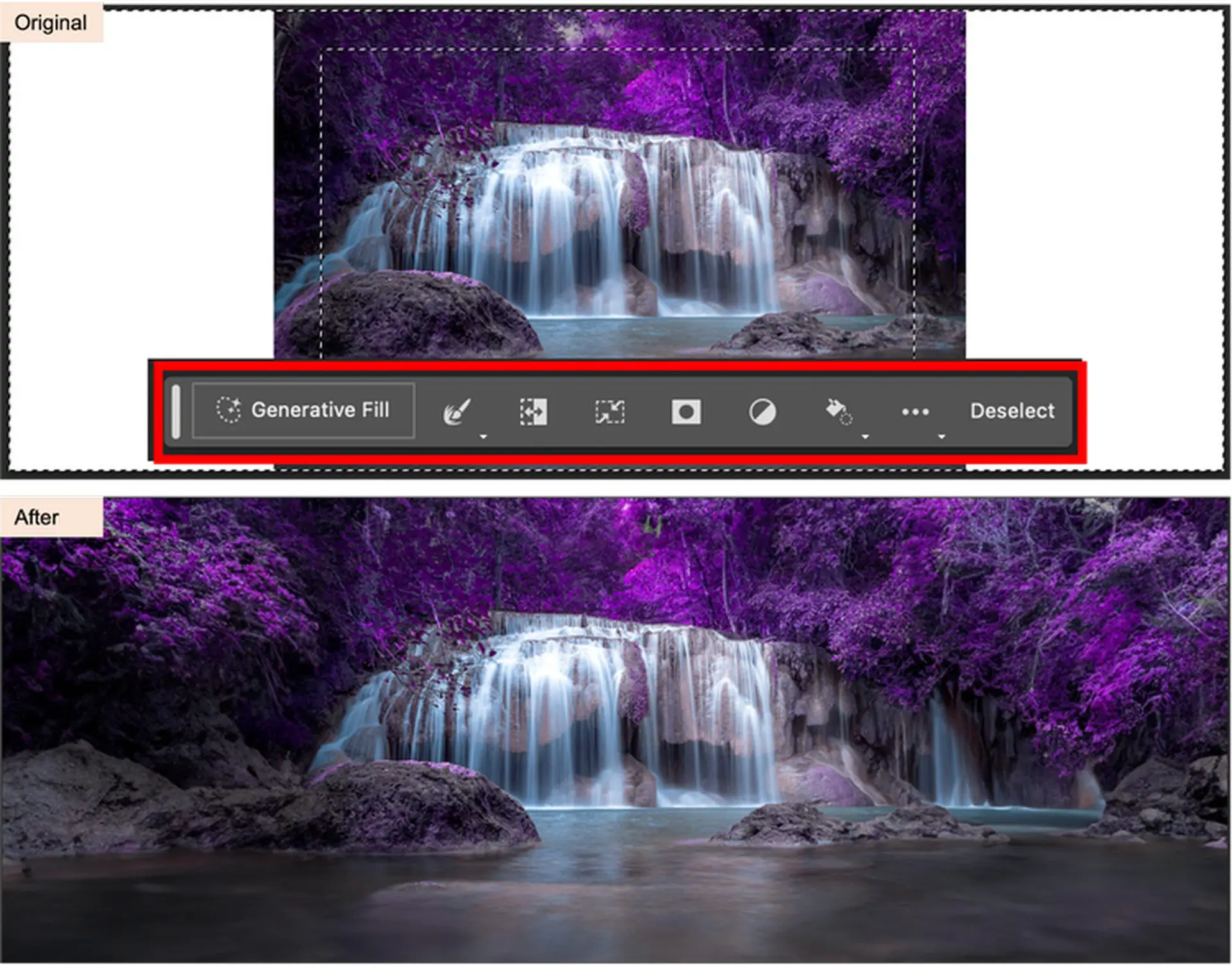 Adobe Photoshop AI: leer hoe u generatieve vulling gebruikt in Photoshop en ontdek de functies van generatieve vulling van Photoshop. Blijf lezen en ontdekken!