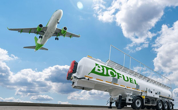 Camion de biocarburant durable aligné sur le SBTi