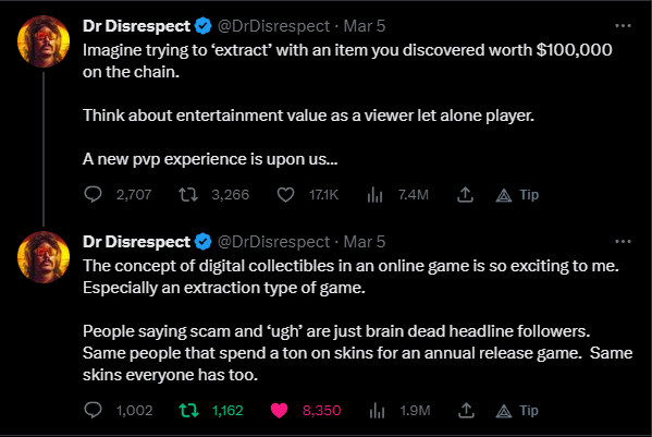 Dr. Disrespect and NFT’s — He’s Not Wrong, They Are…