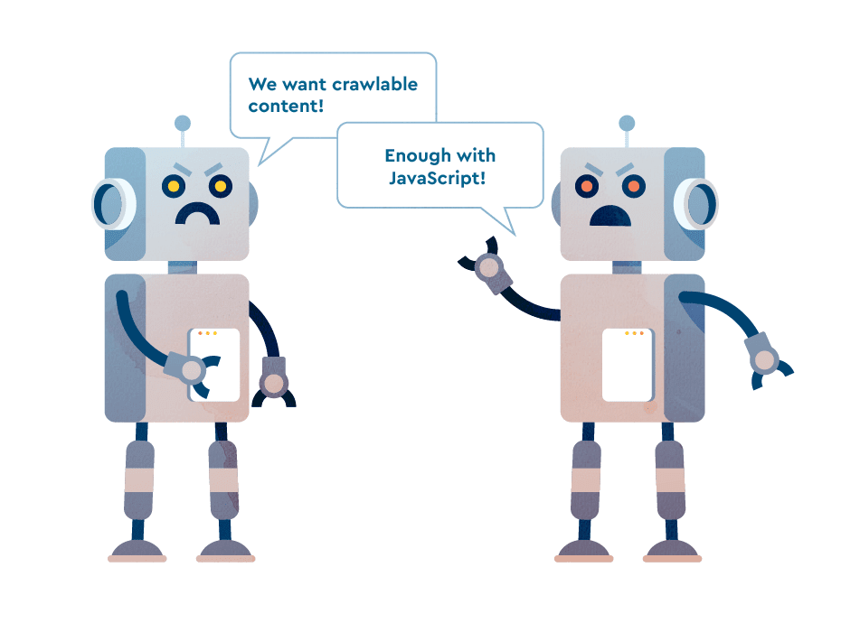 Roboty wyszukiwania nie rozumieją JavaScript