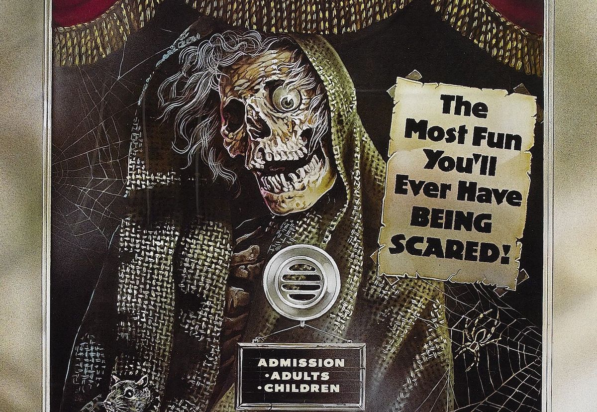 El póster de la antología de terror de George Romero, Creepshow.