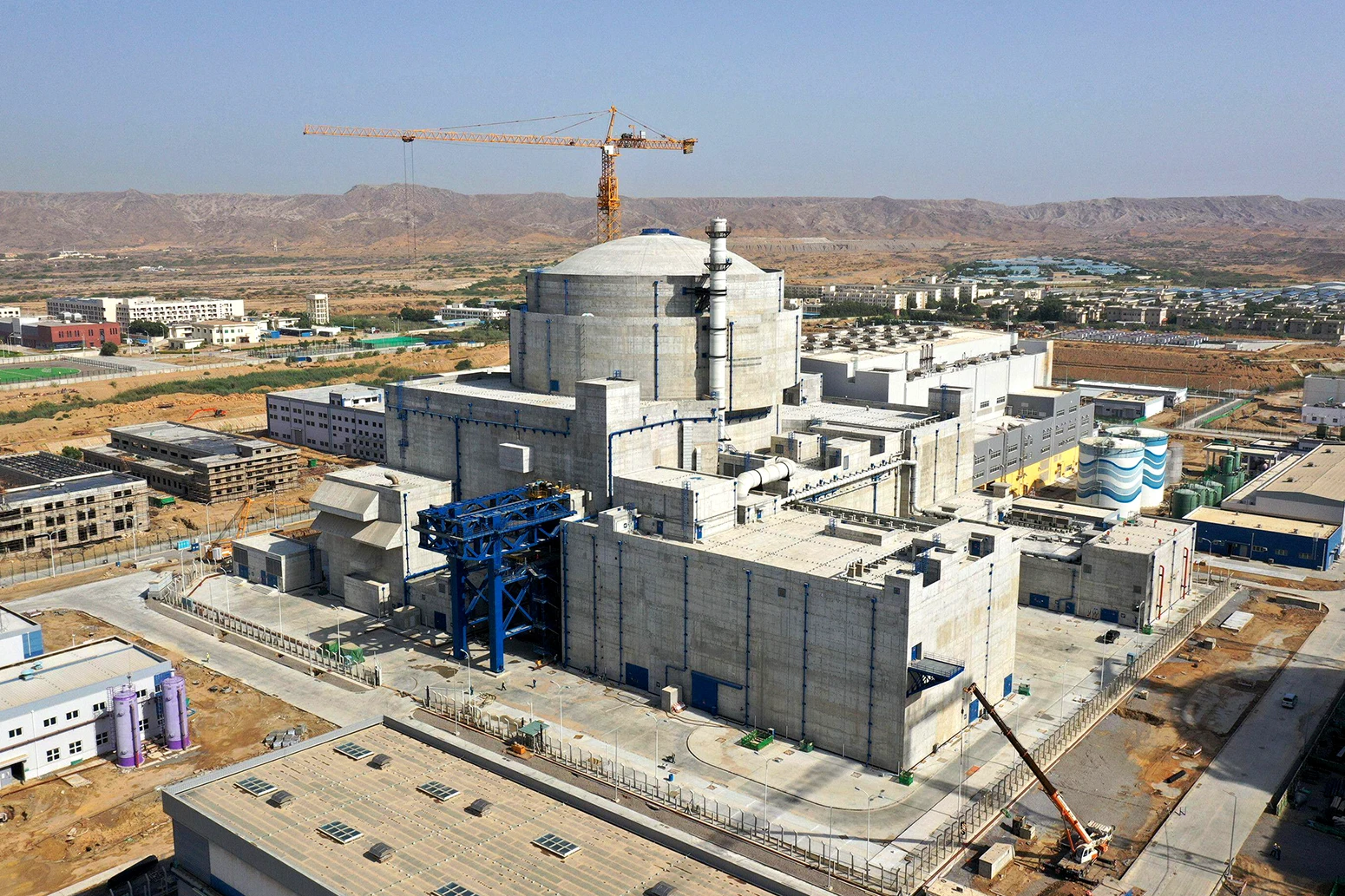 Karaçi Nükleer Santrali Ünite-2 (K-2), Karaçi, Pakistan.