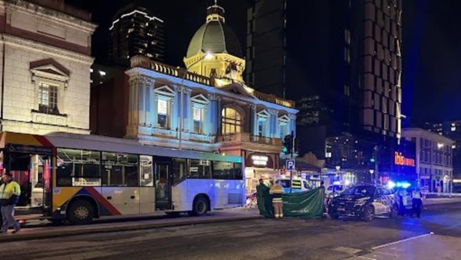 A woman has died after being hit by a bus in Adelaide. Supplied
