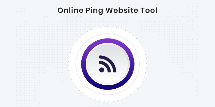 Online Ping webbplats verktyg