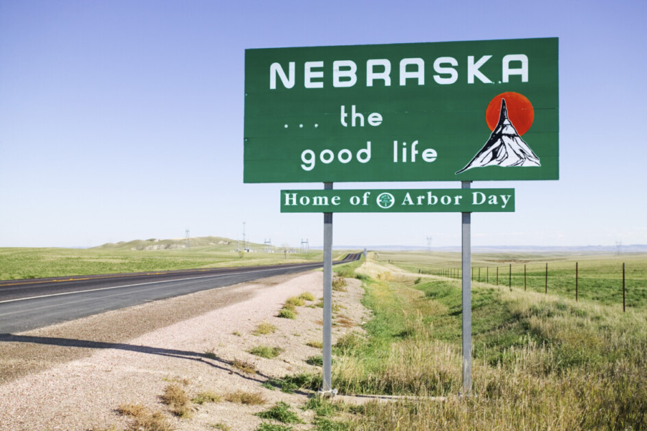 Nebraska işaretine hoş geldiniz