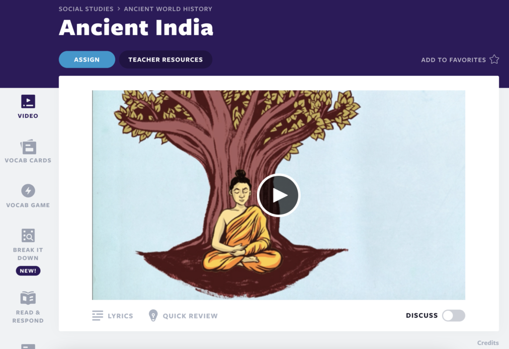 고대 인도 업적 수업 비디오