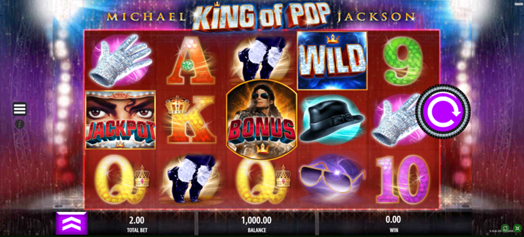 Screenshot of the Michael Jackson King of Pop reels