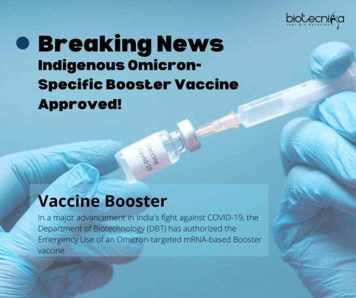 Inheems Omicron-specifiek boostervaccin goedgekeurd!