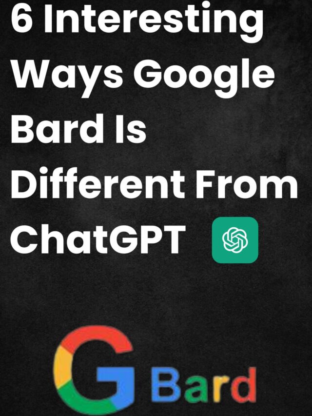 6 interessante manieren waarop Google Bard verschilt van Chatgpt