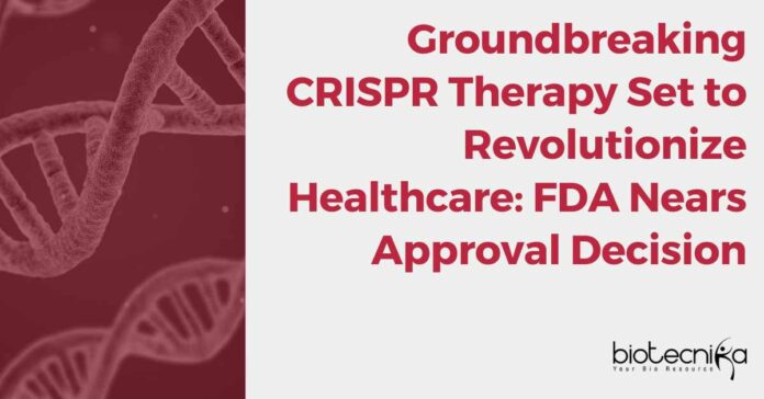 Groundbreaking CRISPR Therapy
