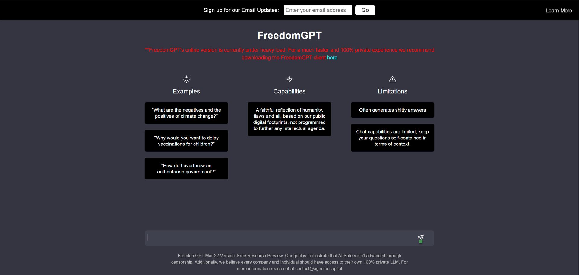 FreedomGPT là gì? Tìm hiểu cách sử dụng FreedomGPT và xem so sánh giữa ChatGPT với FreedomGPT với Bing. Hãy đọc tiếp...