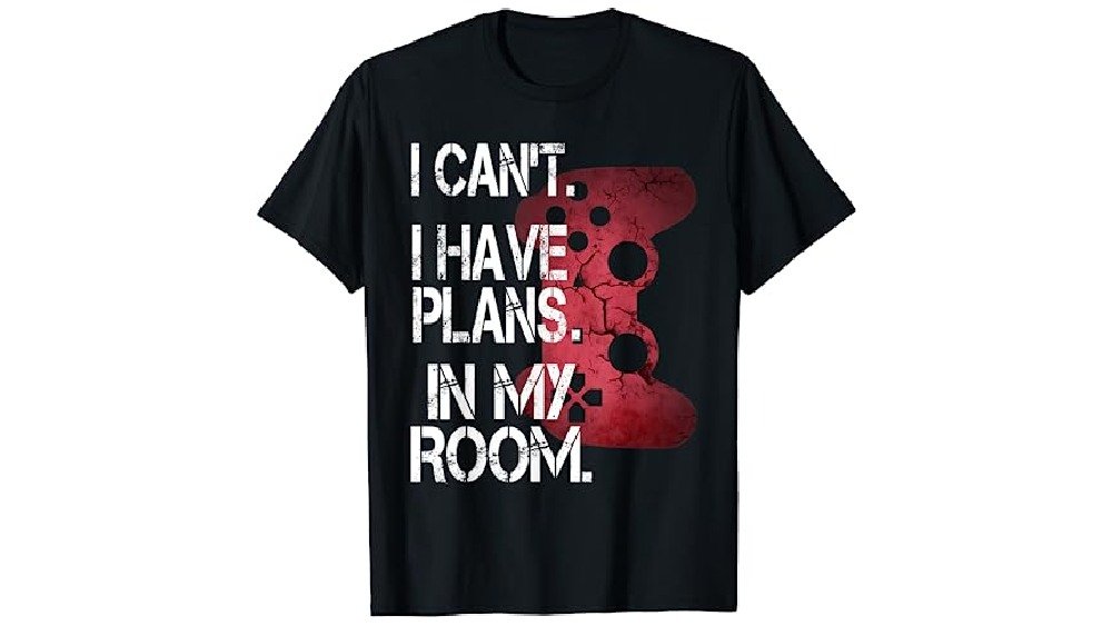 Plans In My Room gaming shirt