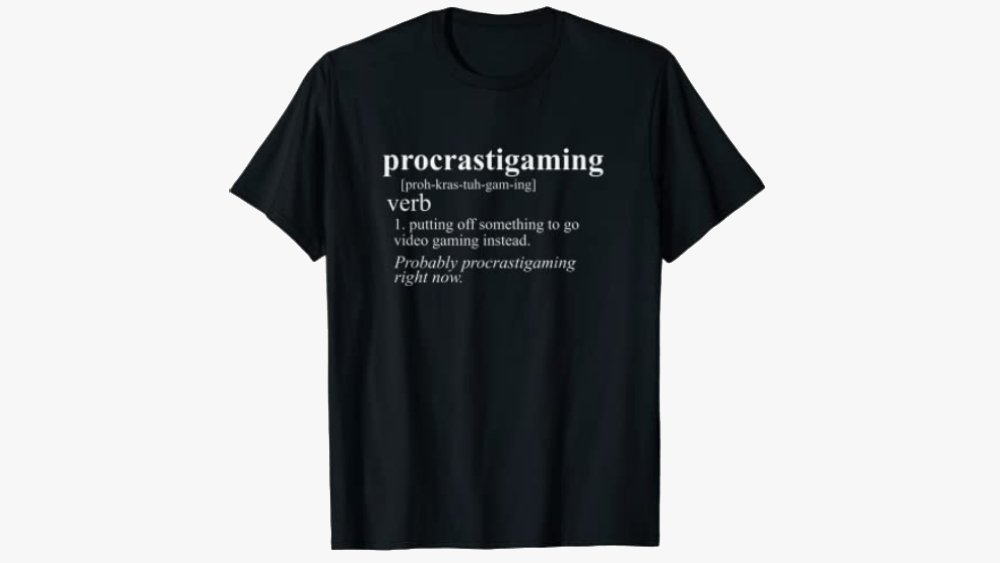 Procrastigaming gaming skjorte