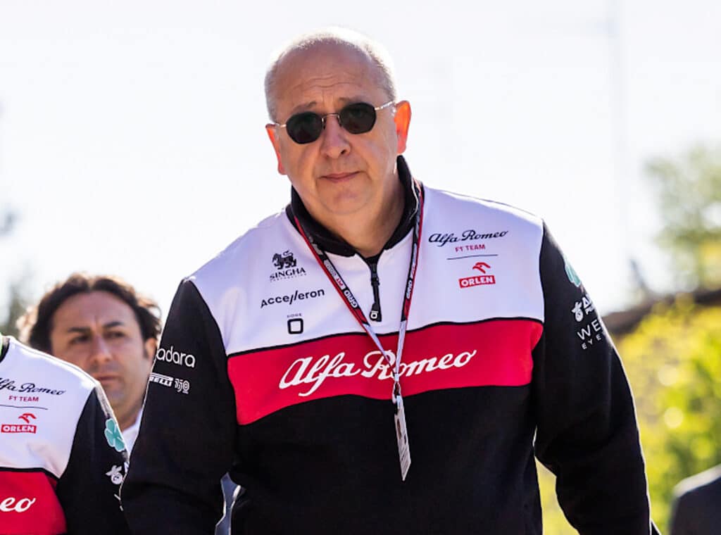 Alfa CEO Philippe Imparato at race 2023