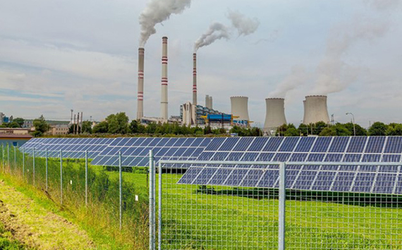 IPCC Sixth Assessment Photo of Industrial Complex Renewables
