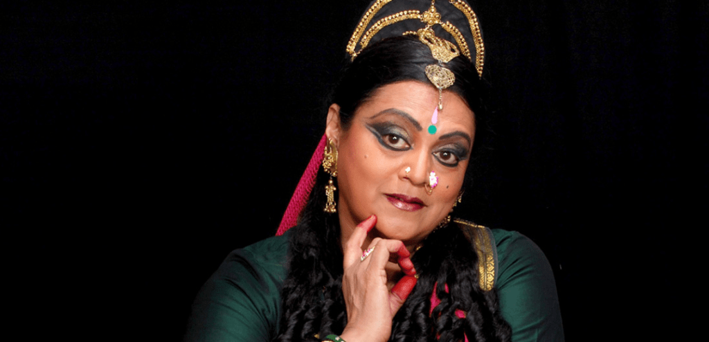 An image of the Kuchipudi artist Swapna Sunadari