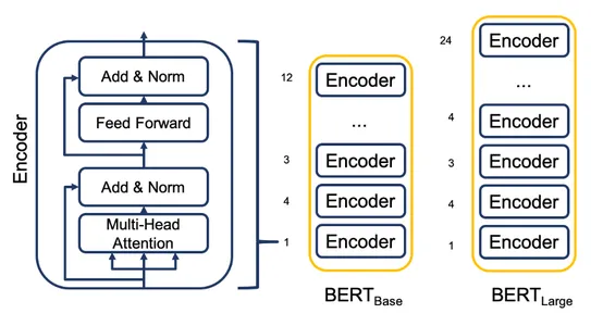 Architecture of BERT model