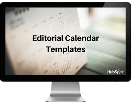 Content marketing for business template, free editorial calendar
