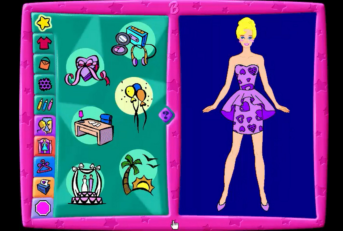 Barbie Fashion Designer UI