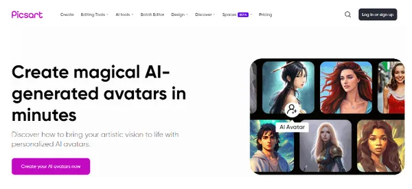 PicsArt | Trình tạo hình đại diện AI